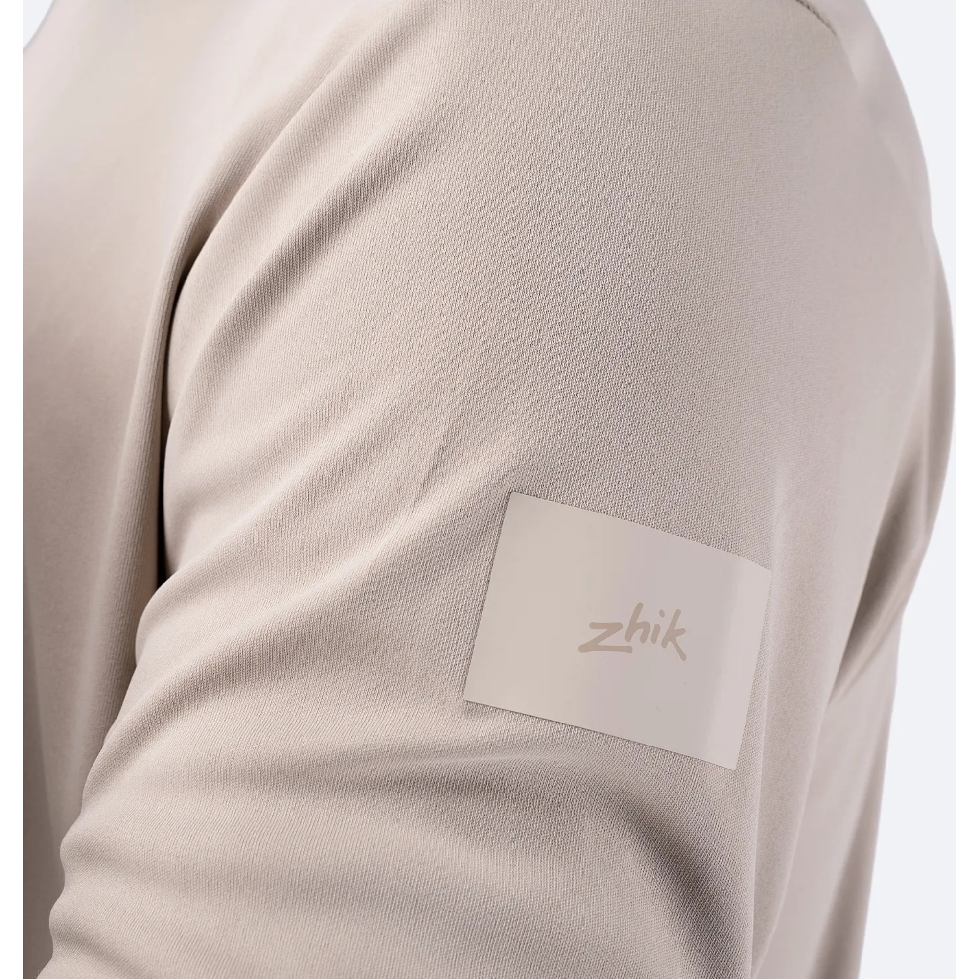 2026 Zhik M&auml;nner UVActive Langarm Tech Top ATP-0071-M-STN - Stone